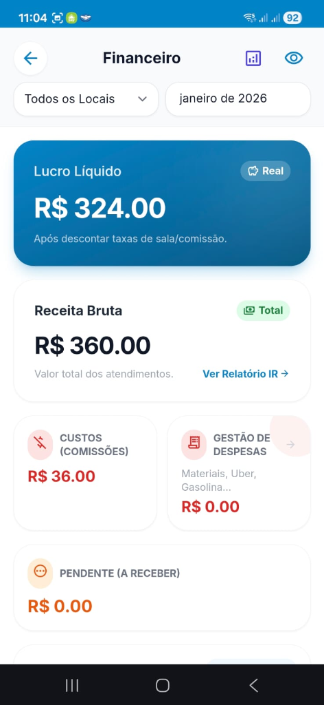 Dashboard Financeiro